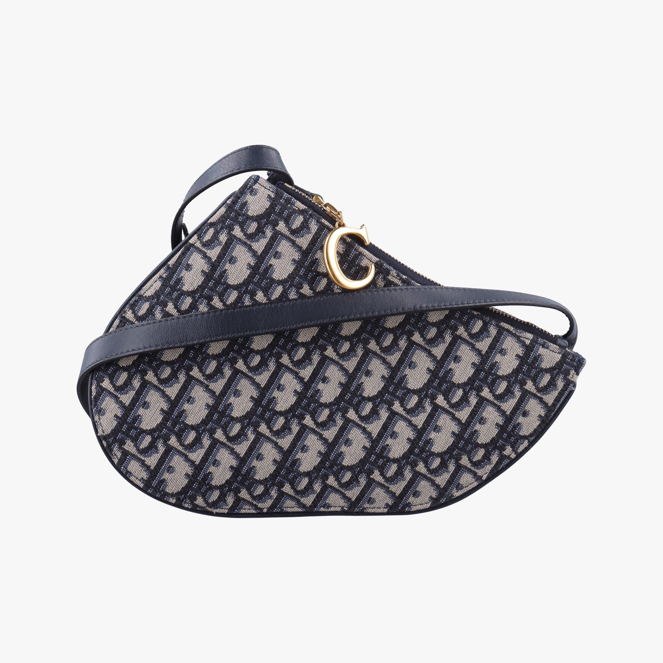 Saddle Navy×gray Jacquard 12-MA-0149サドル ネイビー×グレー ジャガード 12-MA-0149