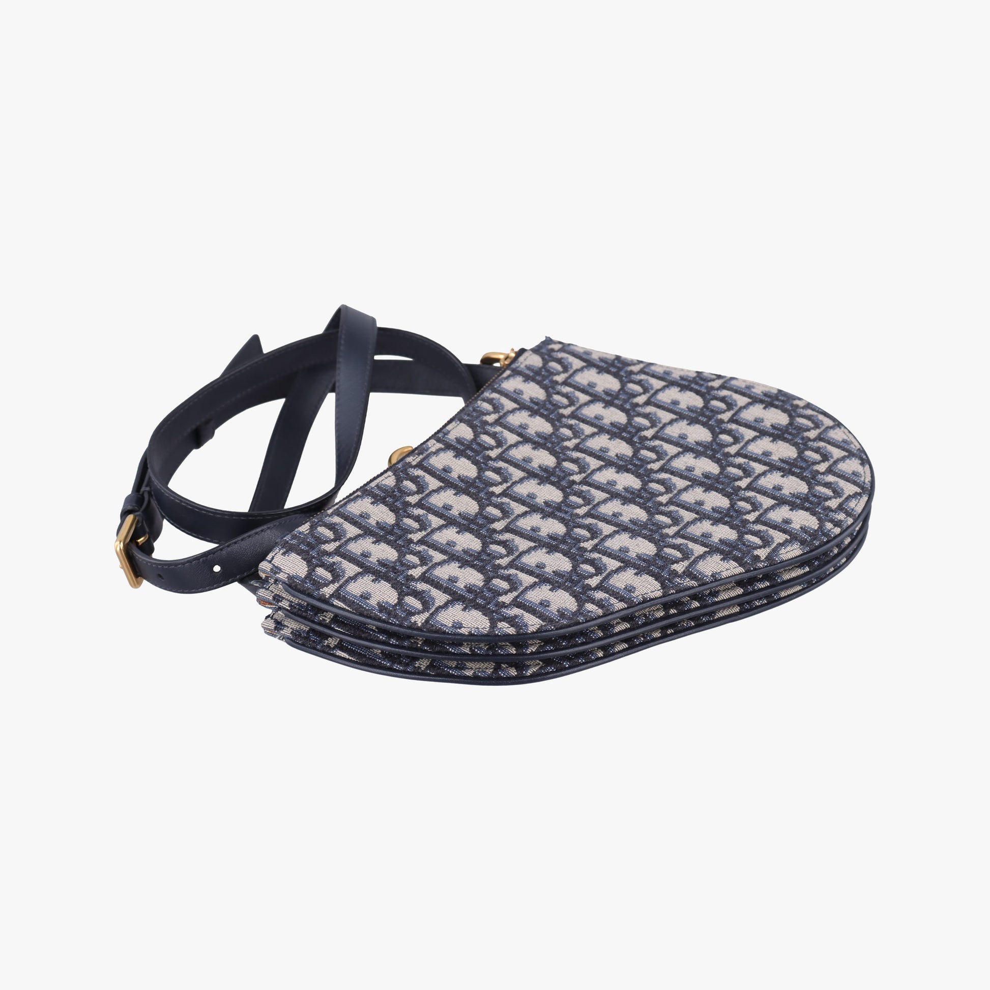 Saddle Navy×gray Jacquard 12-MA-0149サドル ネイビー×グレー ジャガード 12-MA-0149