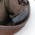 Horsebit Cow Print Hobo Brown Pony-style Calfskin × Leather 45ホースビット カウハラコ ブラウン ハラコ × ヴィンテージレザー 45
