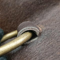 Horsebit Cow Print Hobo Brown Pony-style Calfskin × Leather 45ホースビット カウハラコ ブラウン ハラコ × ヴィンテージレザー 45