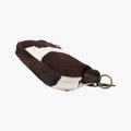 Horsebit Cow Print Hobo Brown Pony-style Calfskin × Leather 45ホースビット カウハラコ ブラウン ハラコ × ヴィンテージレザー 45