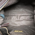 Horsebit Cow Print Hobo Brown Pony-style Calfskin × Leather 45ホースビット カウハラコ ブラウン ハラコ × ヴィンテージレザー 45