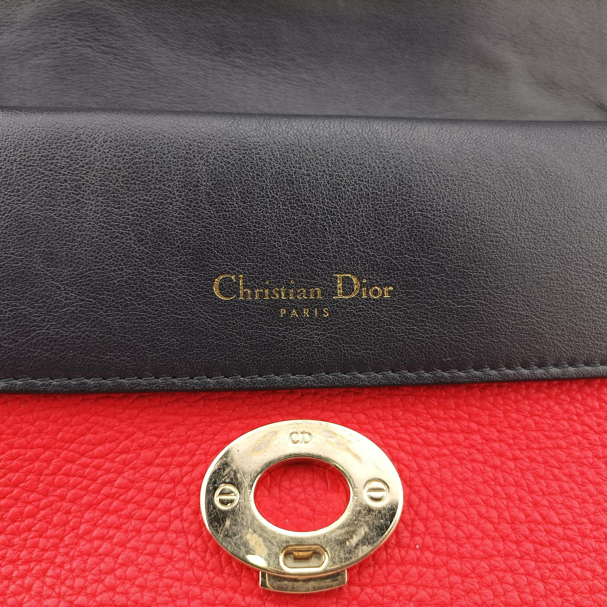 Be Dior Red Leather 19-MA-0135ビー ディオール レッド レザー 19-MA-0135