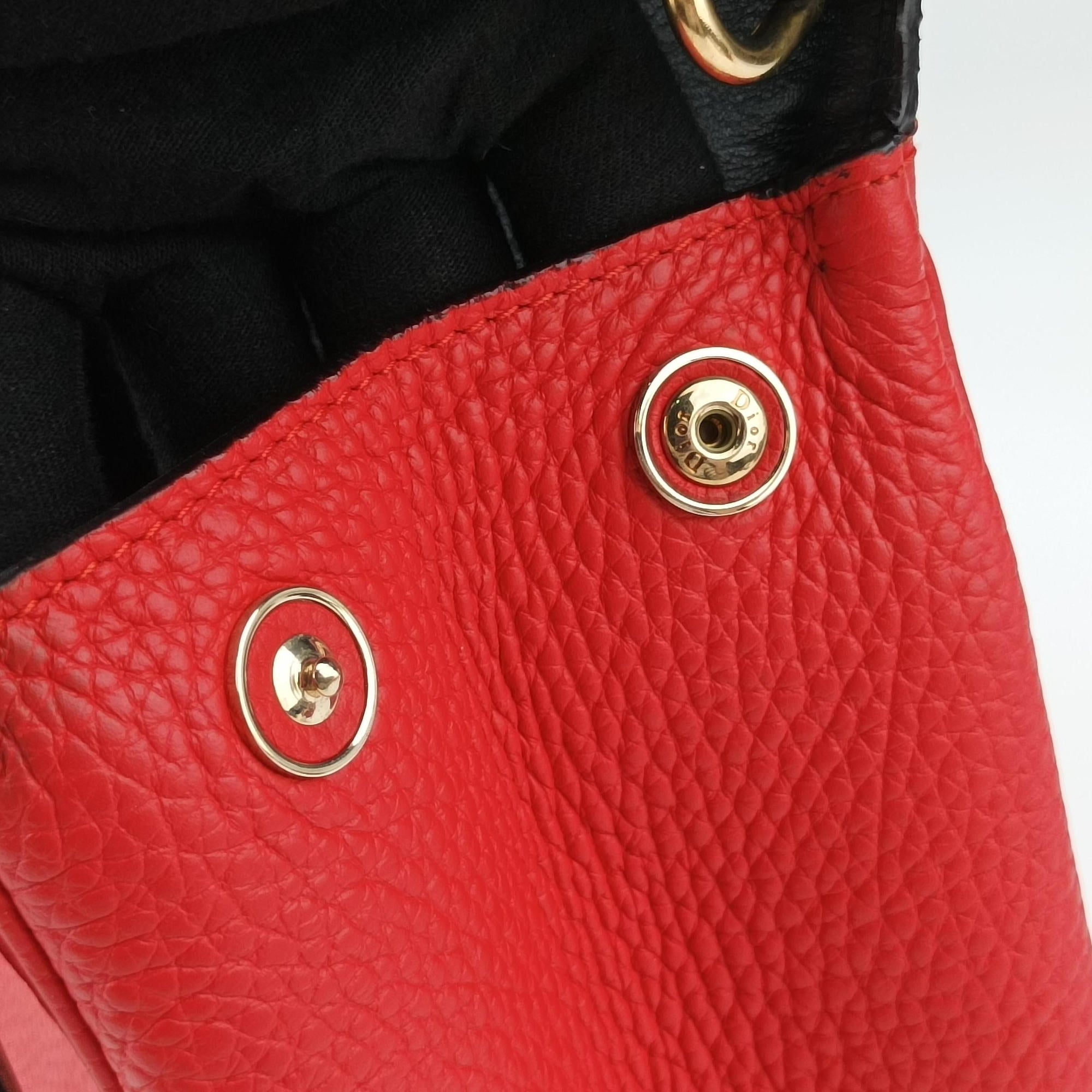 Be Dior Red Leather 19-MA-0135ビー ディオール レッド レザー 19-MA-0135