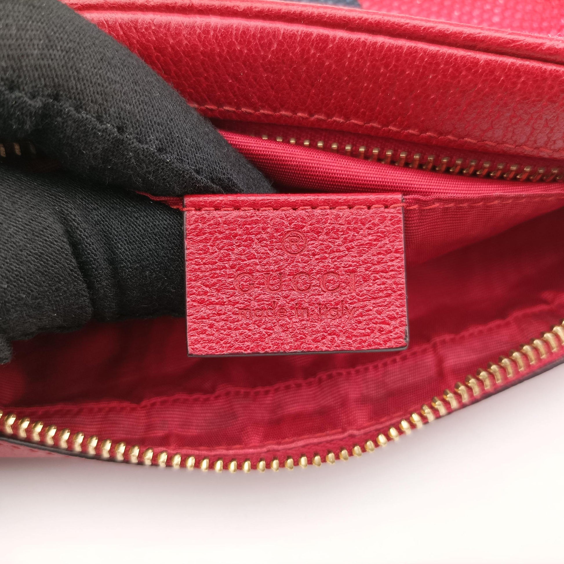 OPHIDIA Red × Navy × Ivory Canvas × Leather 517350 オフィディア レッド×ネイビー×アイボリー キャンバス×レザー 517350 