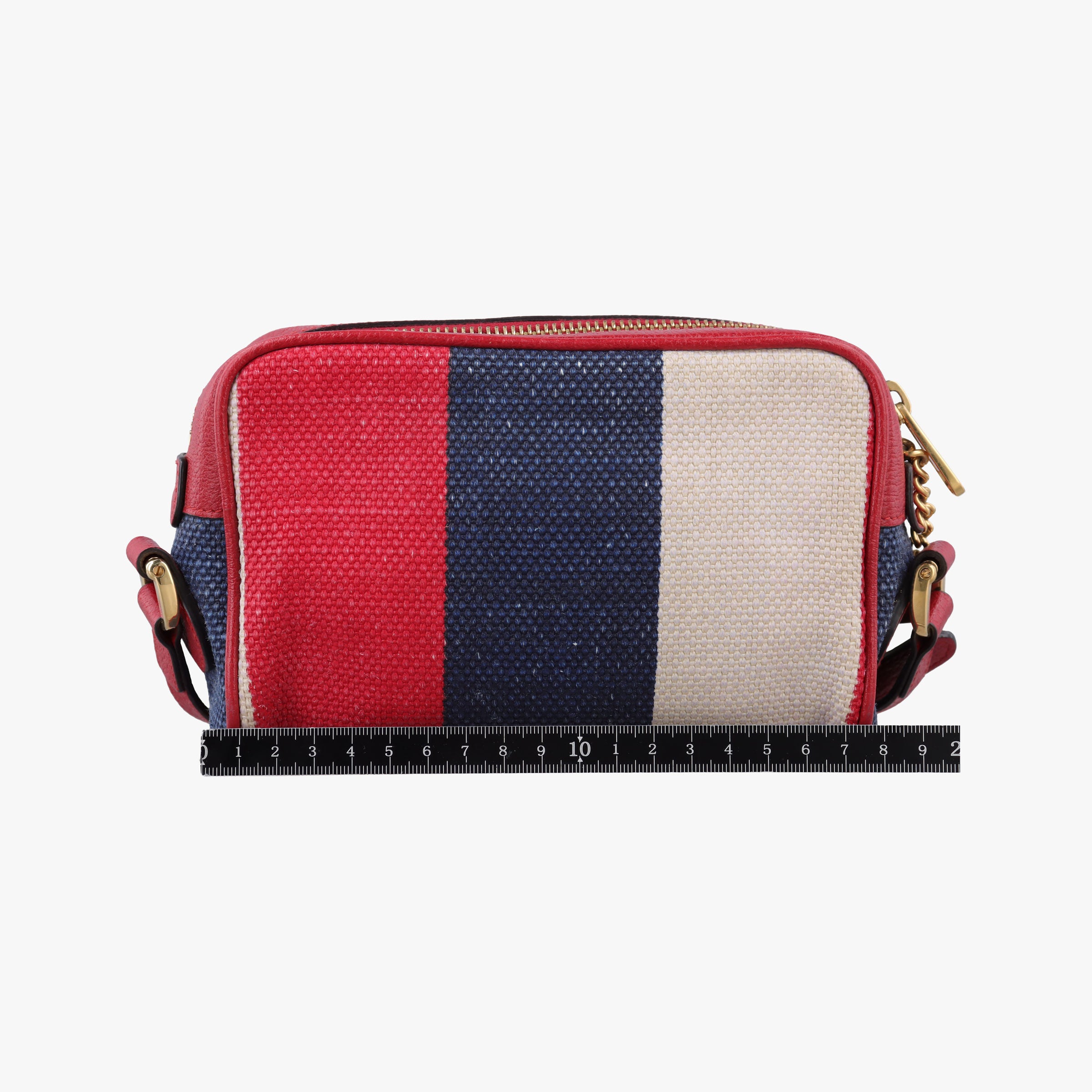 OPHIDIA Red × Navy × Ivory Canvas × Leather 517350 オフィディア レッド×ネイビー×アイボリー キャンバス×レザー 517350 