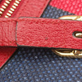 OPHIDIA Red × Navy × Ivory Canvas × Leather 517350 オフィディア レッド×ネイビー×アイボリー キャンバス×レザー 517350 