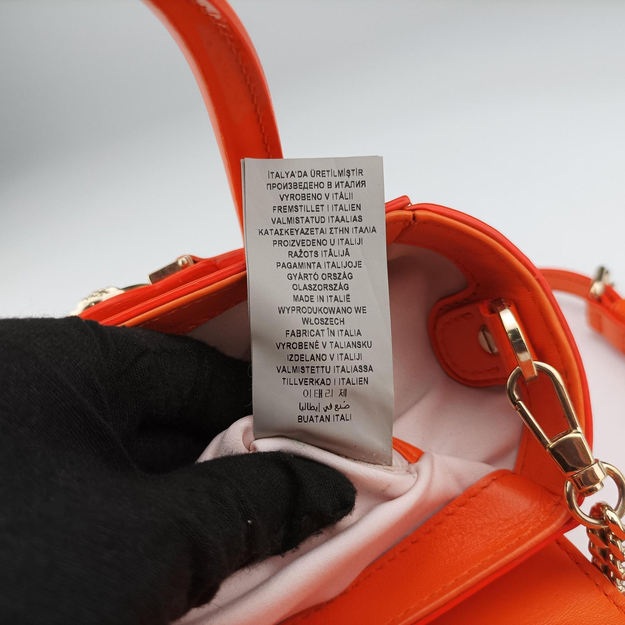 La Medusa Orange patent CLG401 358 705 550ラ メデューサ オレンジ パテント CLG401 358 705 550