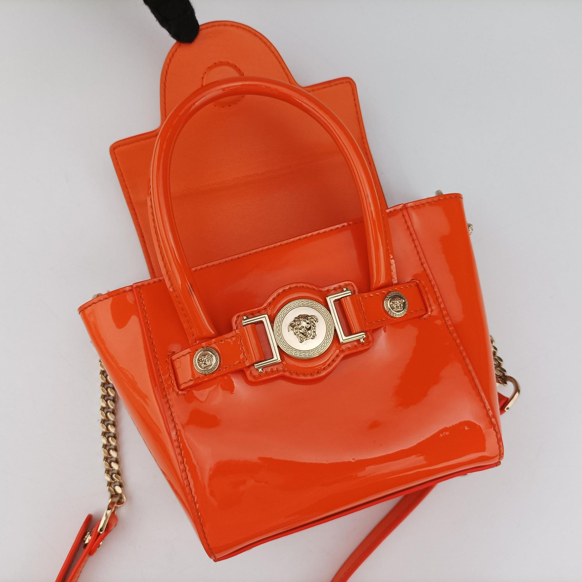 La Medusa Orange patent CLG401 358 705 550ラ メデューサ オレンジ パテント CLG401 358 705 550