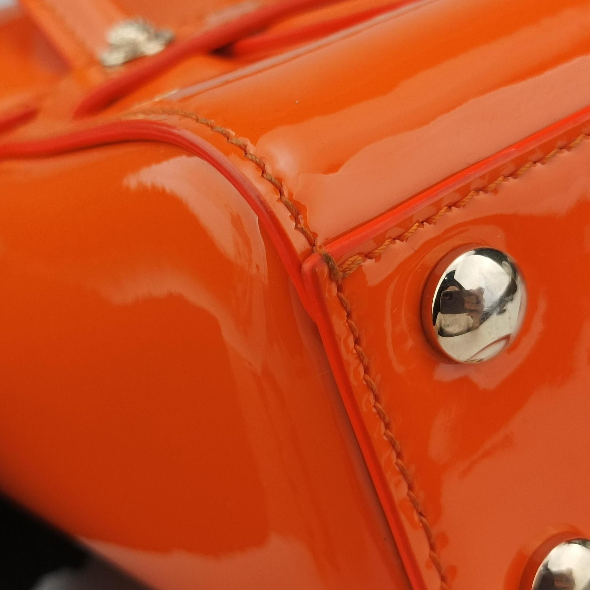 La Medusa Orange patent CLG401 358 705 550ラ メデューサ オレンジ パテント CLG401 358 705 550