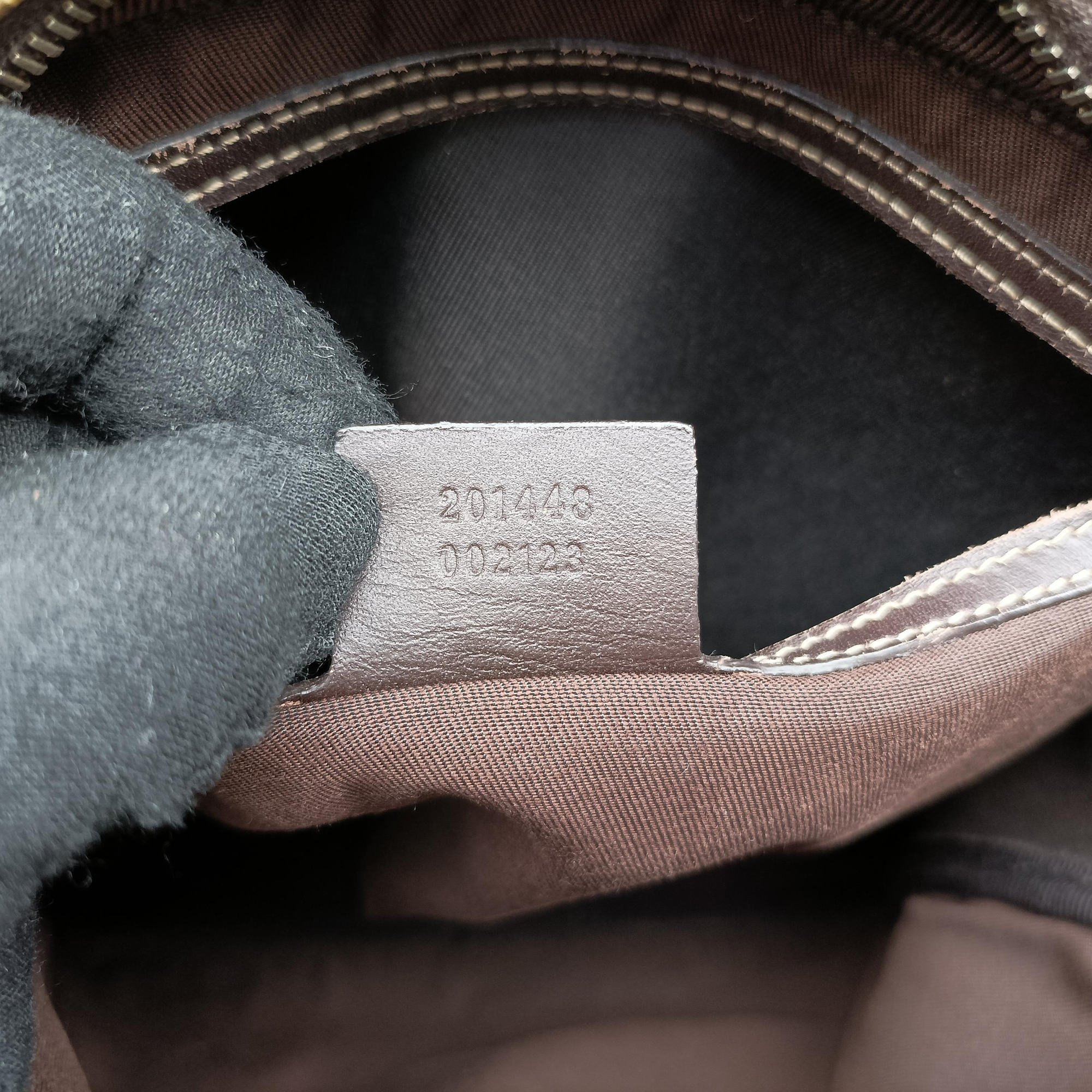 GG Supreme  Messenger Beige×Brown PVC coated canvas×leather 201448 G7593614GGスプリーム メッセンジャー ベージュ×ブラウン PVCコーティングキャンバス×レザー 201448 G7593614