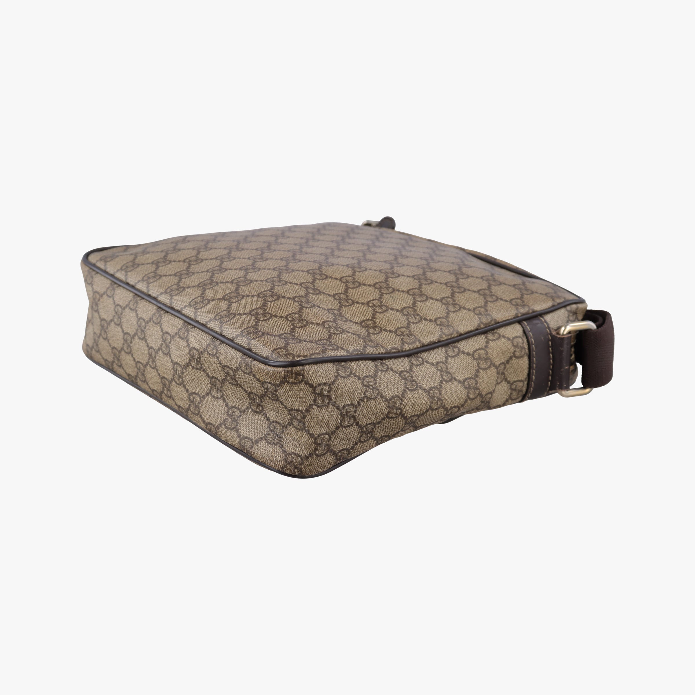 GG Supreme  Messenger Beige×Brown PVC coated canvas×leather 201448 G7593614GGスプリーム メッセンジャー ベージュ×ブラウン PVCコーティングキャンバス×レザー 201448 G7593614