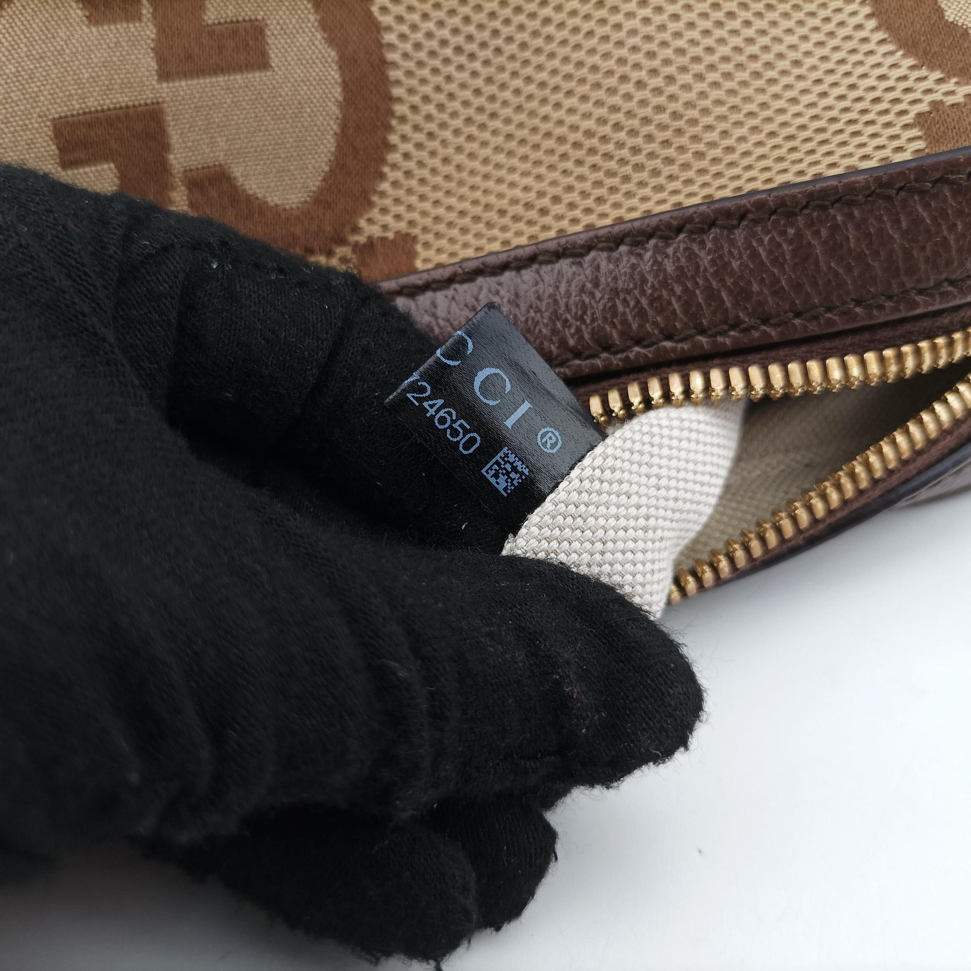 Jumbo GG Messenger Brown canvas×leather 675891 D037724650ジャンボGG メッセンジャー ブラウン キャンバス×レザー 675891 D037724650