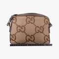Jumbo GG Messenger Brown canvas×leather 675891 D037724650ジャンボGG メッセンジャー ブラウン キャンバス×レザー 675891 D037724650