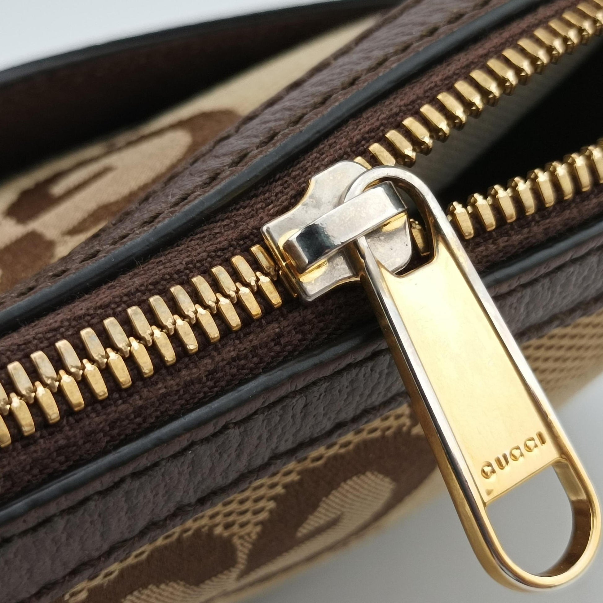 Jumbo GG Messenger Brown canvas×leather 675891 D037724650ジャンボGG メッセンジャー ブラウン キャンバス×レザー 675891 D037724650
