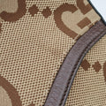 Jumbo GG Messenger Brown canvas×leather 675891 D037724650ジャンボGG メッセンジャー ブラウン キャンバス×レザー 675891 D037724650