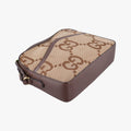 Jumbo GG Messenger Brown canvas×leather 675891 D037724650ジャンボGG メッセンジャー ブラウン キャンバス×レザー 675891 D037724650