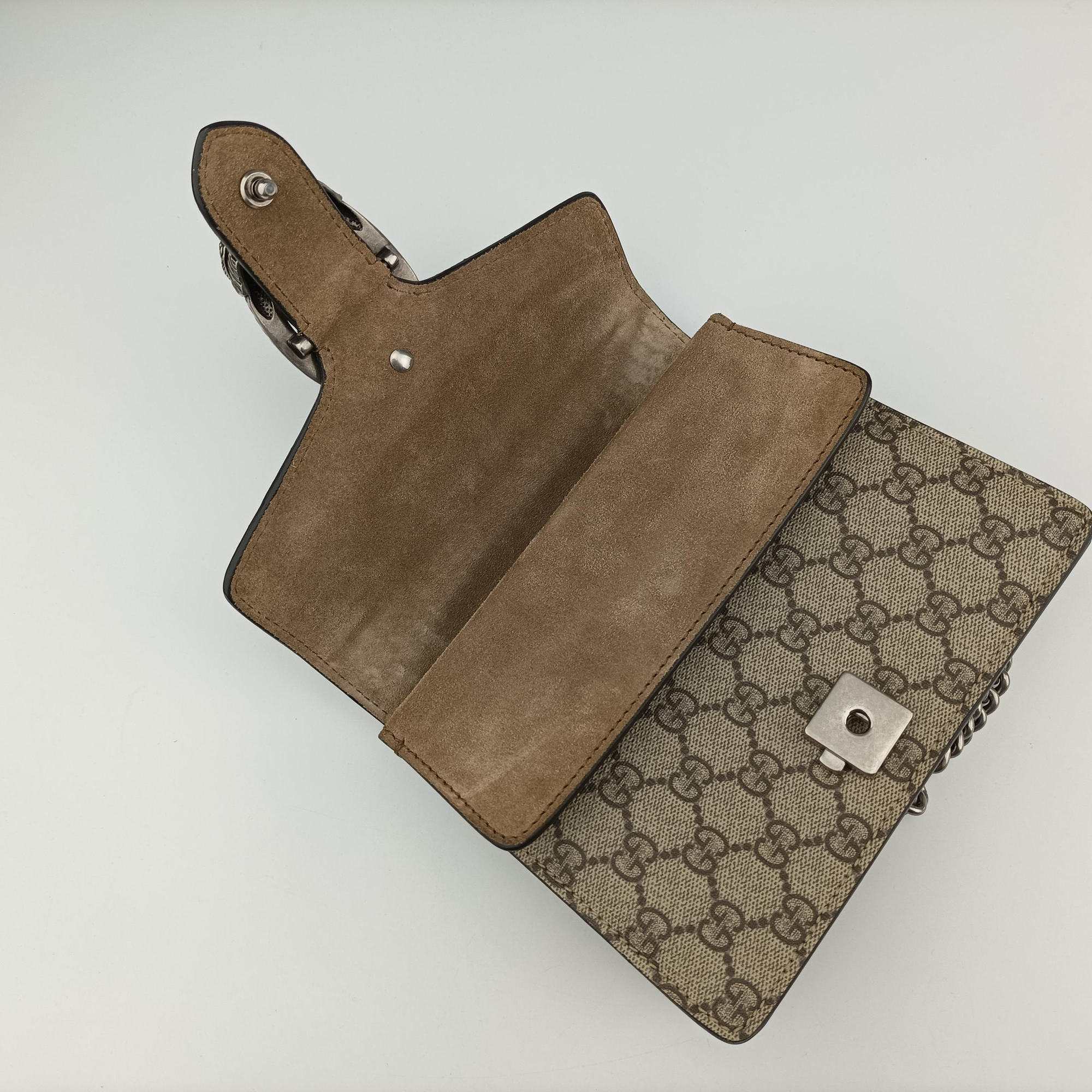 Dionysus Beige×Brown PVC coated canvas × suede 421970 H032486557ディオニュソス ベージュ×ブラウン PVCコーティングキャンバス × スエード 421970 H032486557