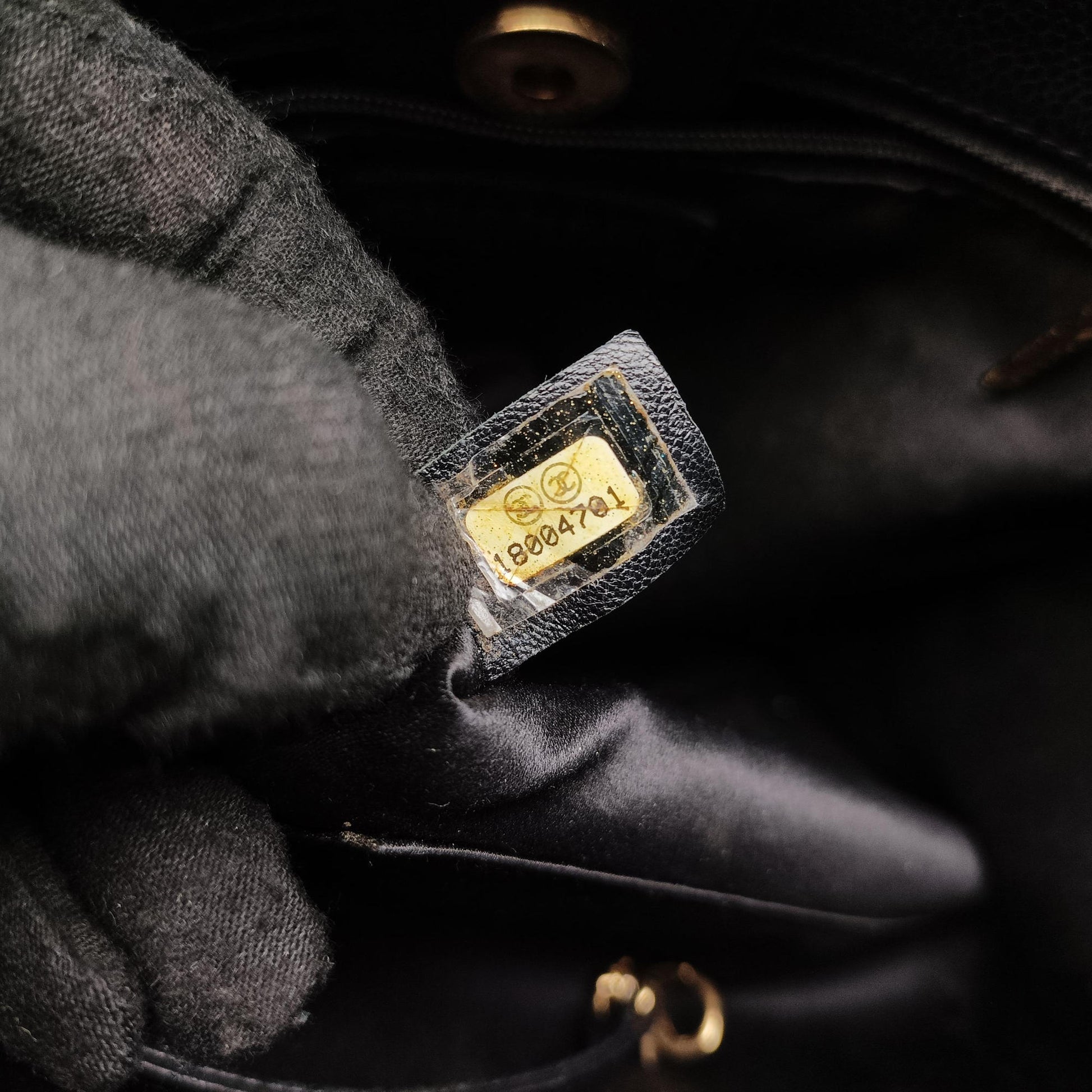 Matelasse PST Black caviar skin A50994 18004701マトラッセ PST ブラック キャビアスキン A50994 18004701