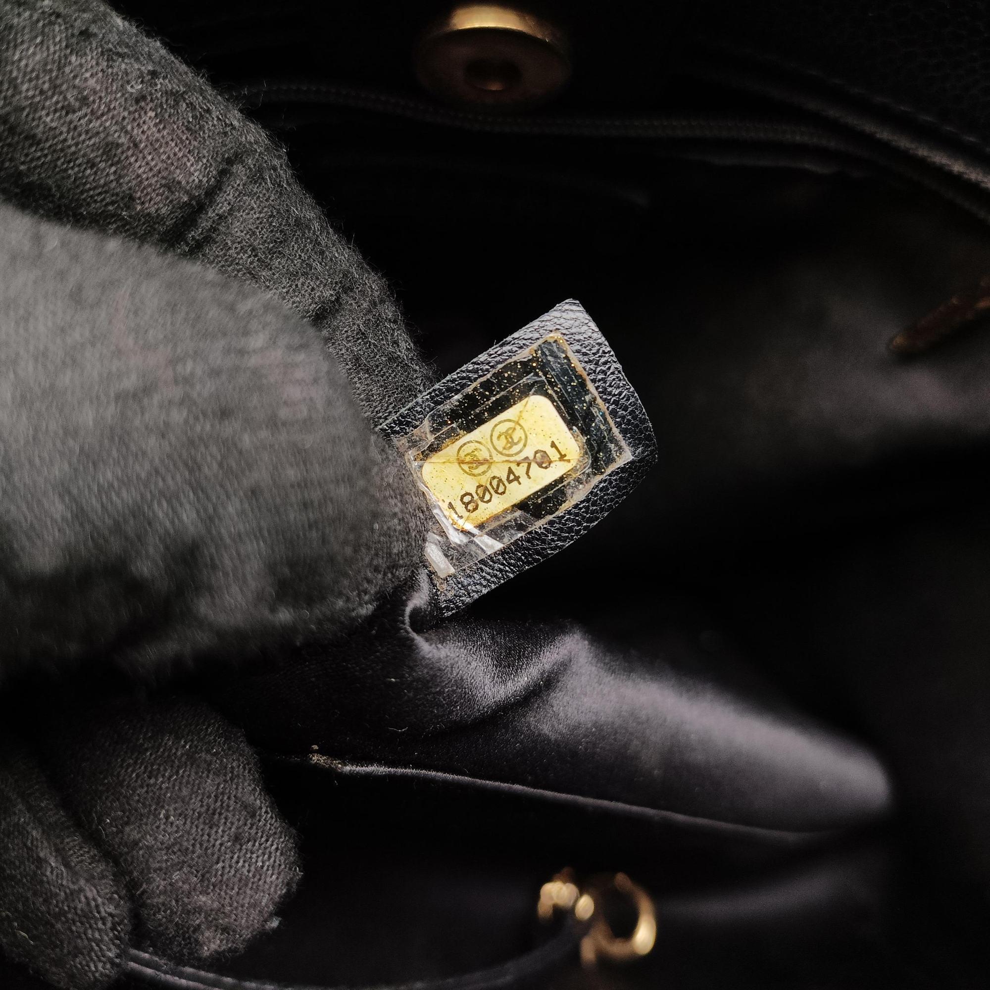 Matelasse PST Black caviar skin A50994 18004701マトラッセ PST ブラック キャビアスキン A50994 18004701