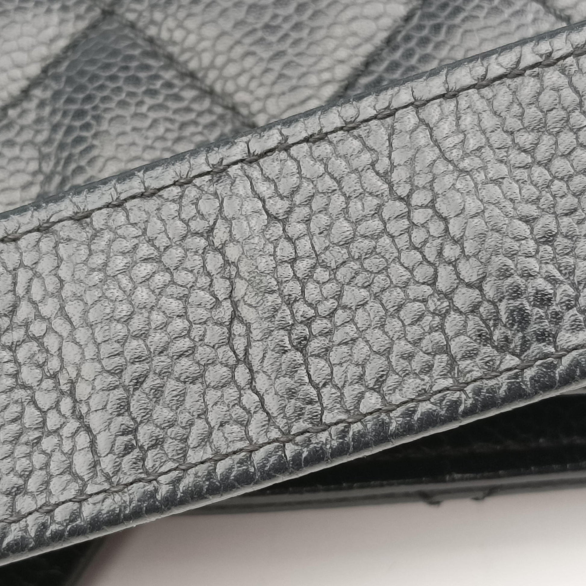 Matelasse PST Black caviar skin A50994 18004701マトラッセ PST ブラック キャビアスキン A50994 18004701