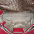 logo jacquard khaki×red Fabric × leather 104ロゴジャガード カーキ×レッド ファブリック×レザー 104