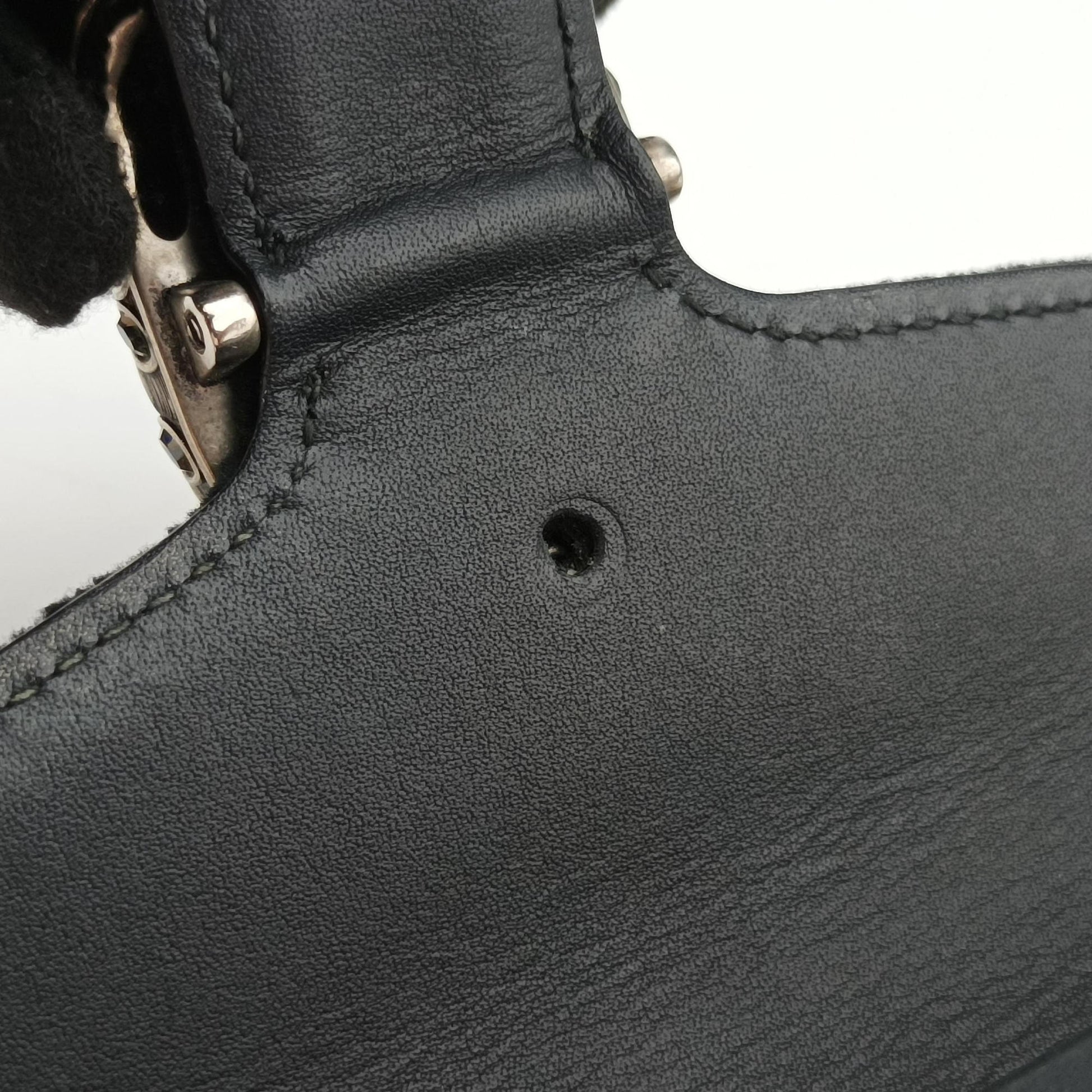 Dionysus Black velour×Leather 476432 ディオニュソス ブラック ベロア×レザー 476432 