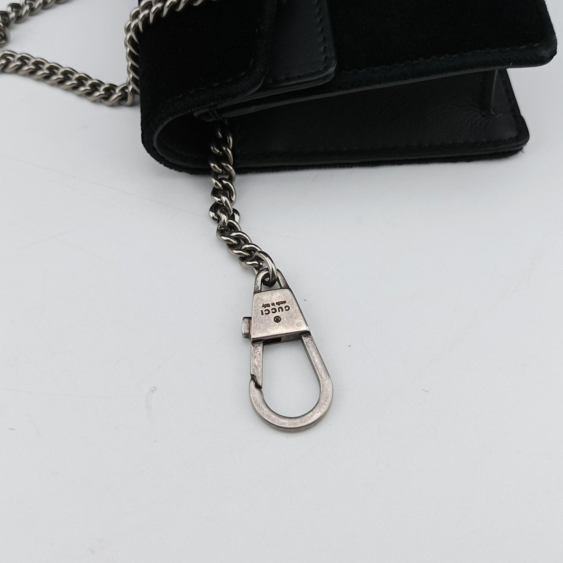Dionysus Black velour×Leather 476432 ディオニュソス ブラック ベロア×レザー 476432 