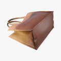 Book Tote Brown leather 62-MA-0221ブックトート ブラウン レザー 62-MA-0221