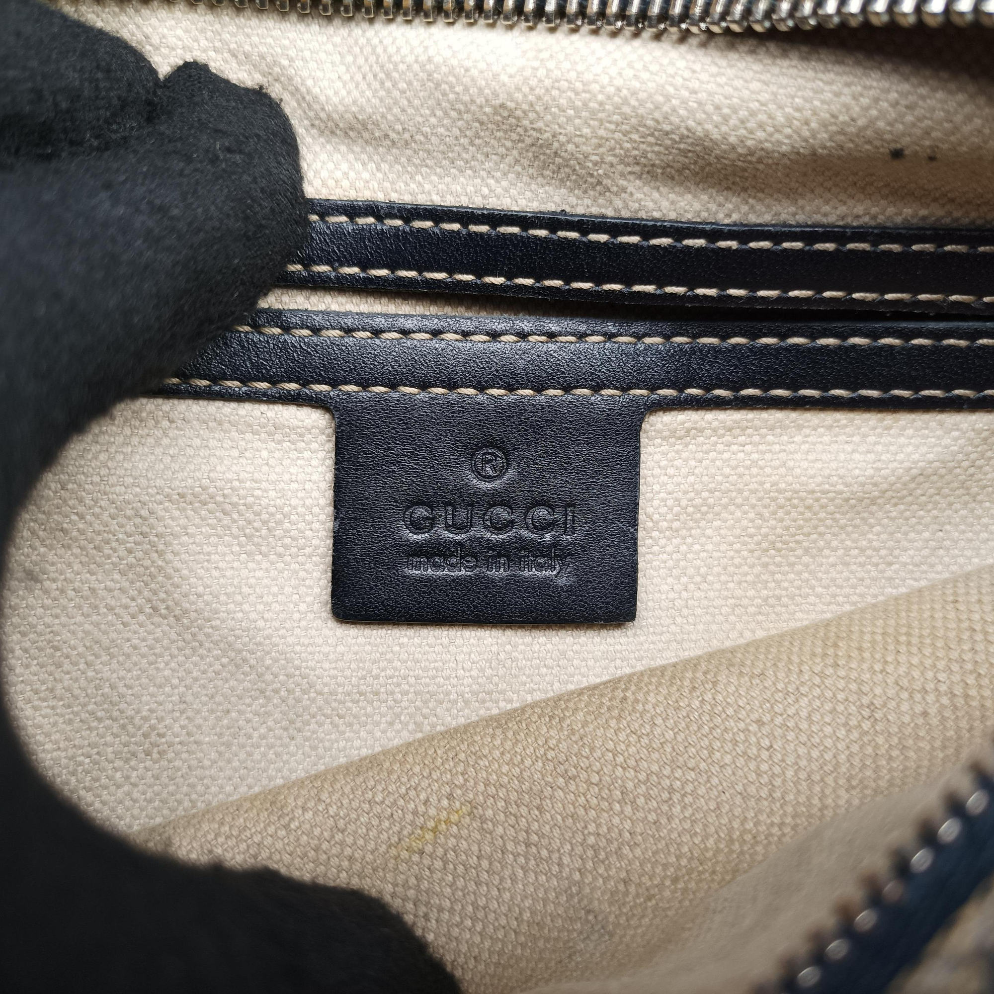 GG Supreme Messenger Brown×Navy PVC coated canvas 295257 GGスプリーム メッセンジャー ブラウン×ネイビー PVCコーティングキャンバス 295257 