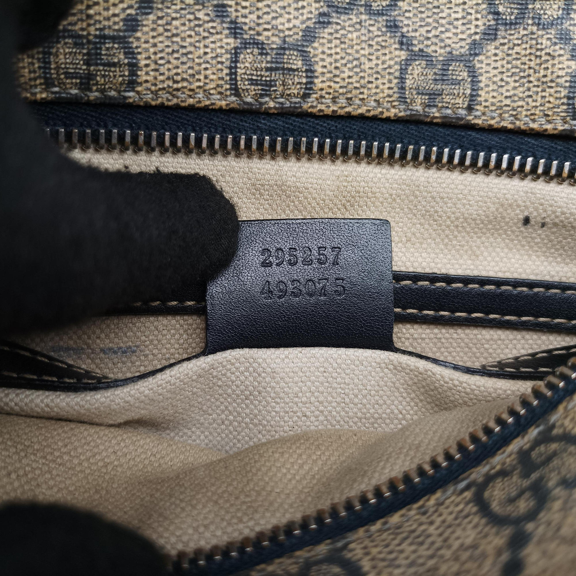 GG Supreme Messenger Brown×Navy PVC coated canvas 295257 GGスプリーム メッセンジャー ブラウン×ネイビー PVCコーティングキャンバス 295257 
