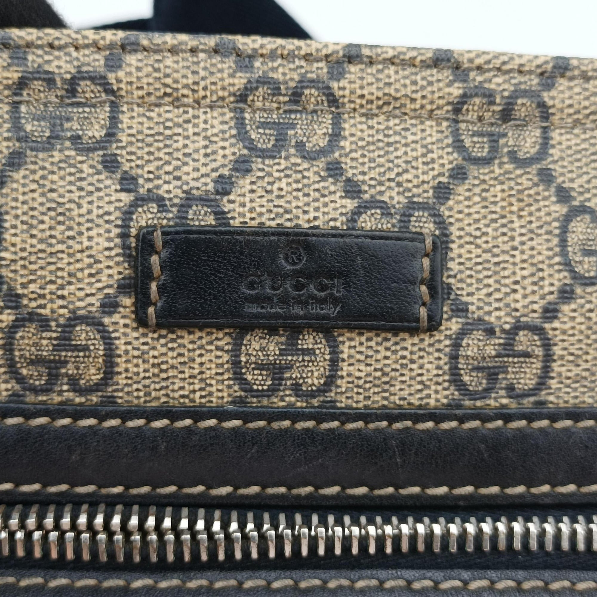 GG Supreme Messenger Brown×Navy PVC coated canvas 295257 GGスプリーム メッセンジャー ブラウン×ネイビー PVCコーティングキャンバス 295257 