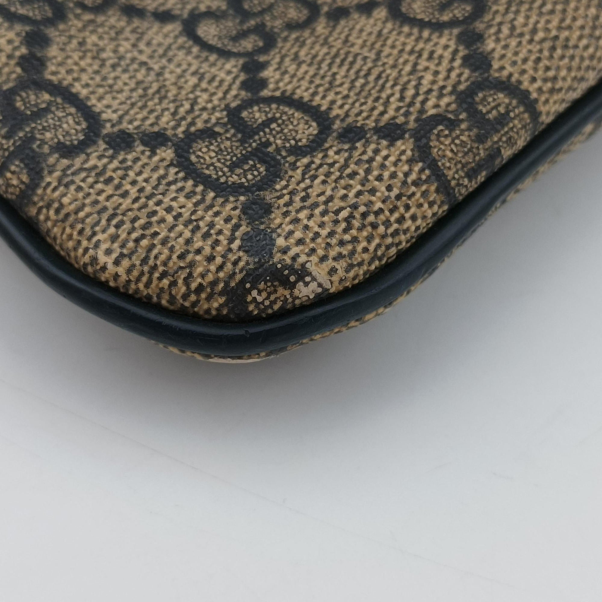 GG Supreme Messenger Brown×Navy PVC coated canvas 295257 GGスプリーム メッセンジャー ブラウン×ネイビー PVCコーティングキャンバス 295257 