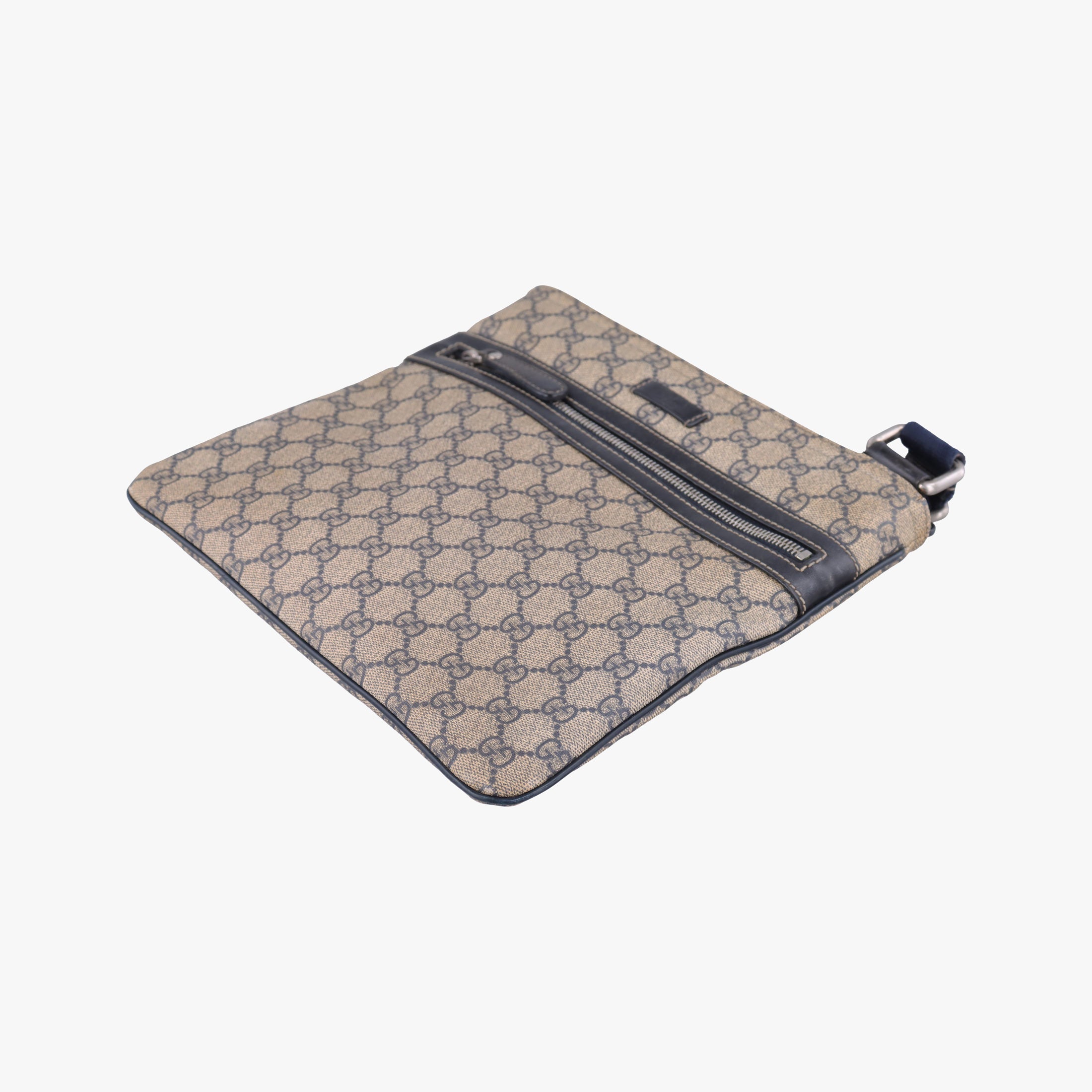 GG Supreme Messenger Brown×Navy PVC coated canvas 295257 GGスプリーム メッセンジャー ブラウン×ネイビー PVCコーティングキャンバス 295257 
