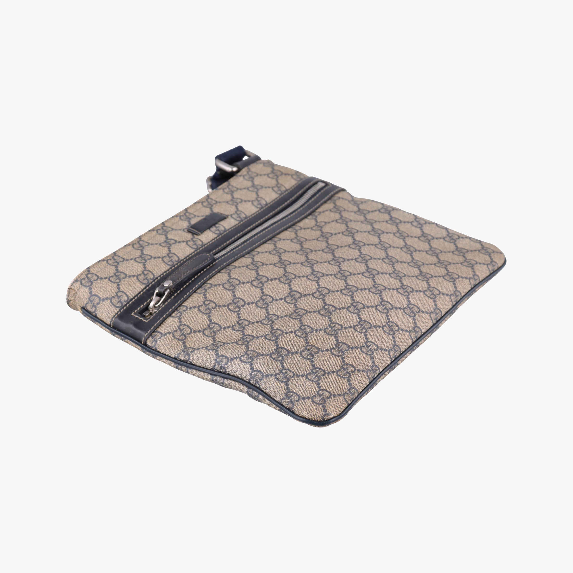 GG Supreme Messenger Brown×Navy PVC coated canvas 295257 GGスプリーム メッセンジャー ブラウン×ネイビー PVCコーティングキャンバス 295257 