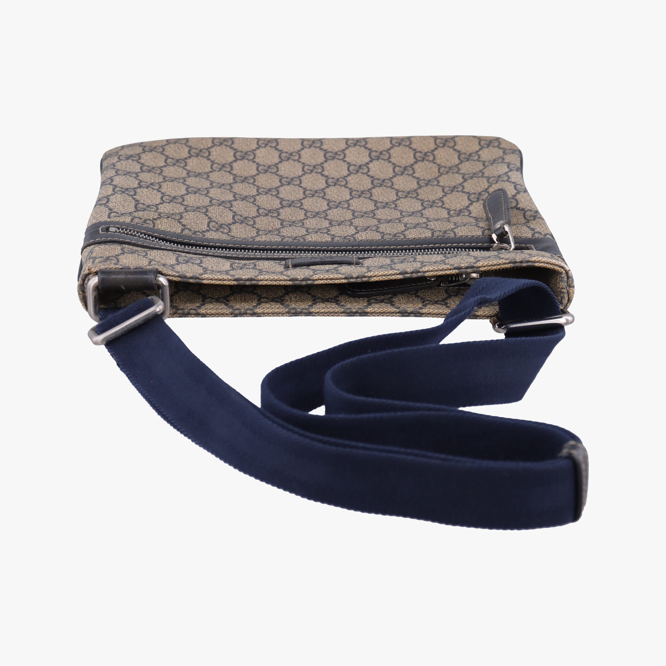 GG Supreme Messenger Brown×Navy PVC coated canvas 295257 GGスプリーム メッセンジャー ブラウン×ネイビー PVCコーティングキャンバス 295257 