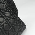 Lady Dior Black lambskin 16-MA-0120レディディオール ブラック ラムスキン 16-MA-0120
