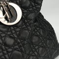 Lady Dior Black lambskin 16-MA-0120レディディオール ブラック ラムスキン 16-MA-0120