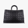 Lady Dior Black lambskin 16-MA-0120レディディオール ブラック ラムスキン 16-MA-0120