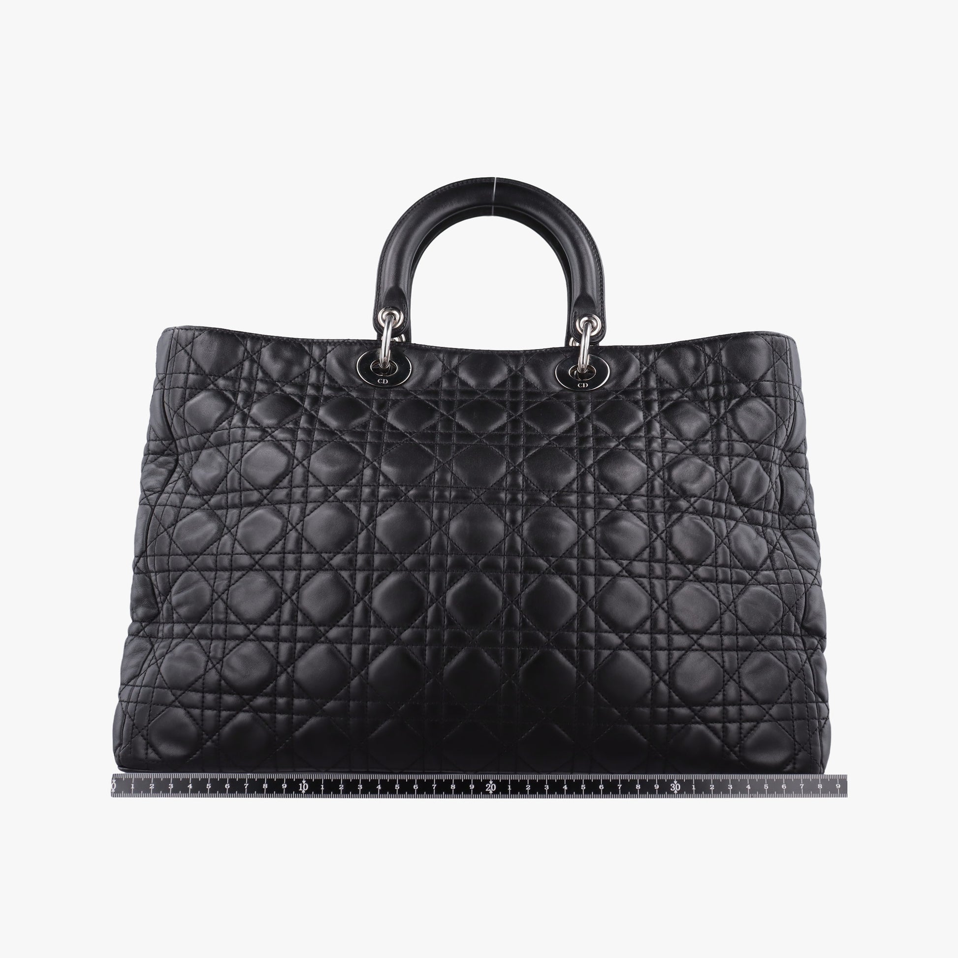 Lady Dior Black lambskin 16-MA-0120レディディオール ブラック ラムスキン 16-MA-0120