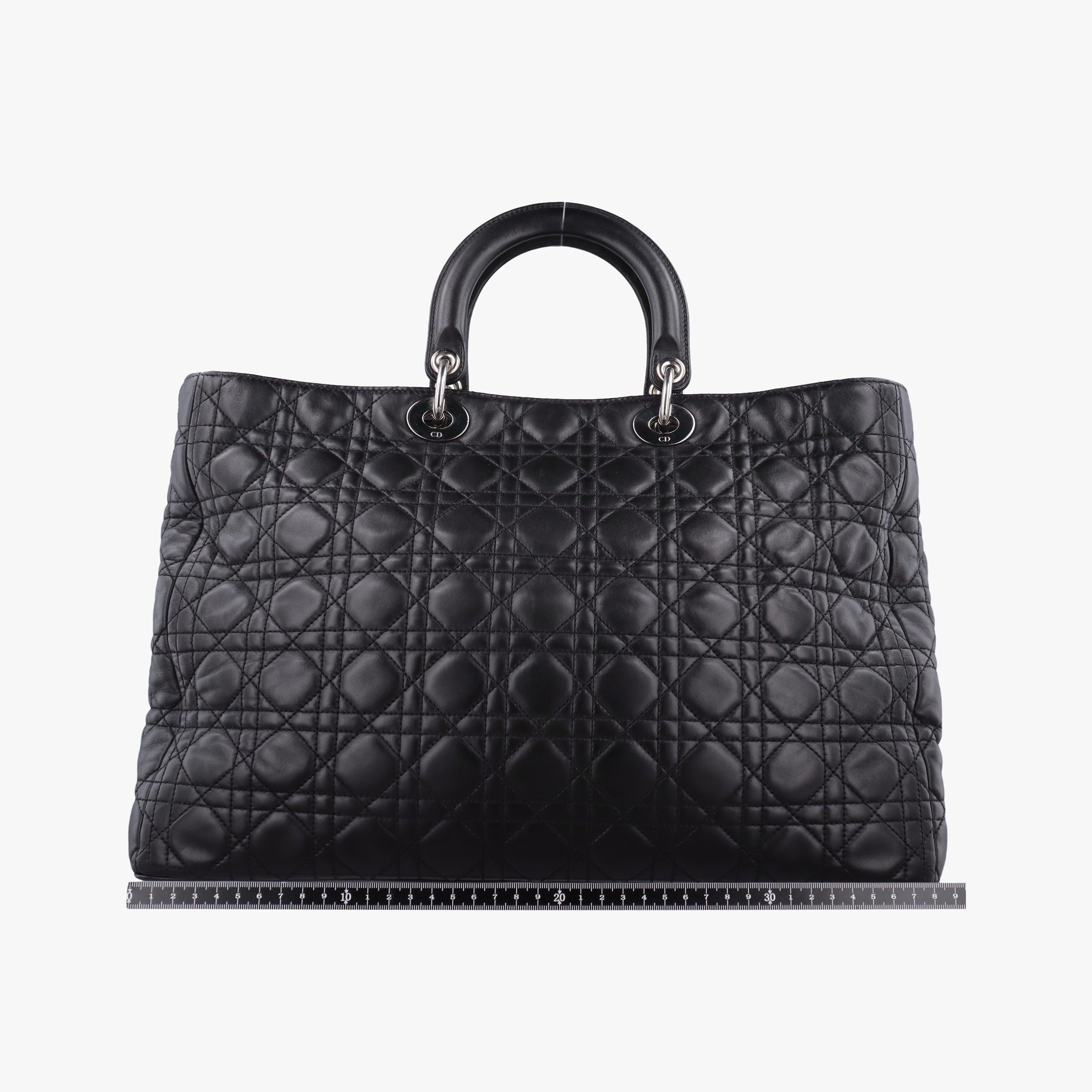 Lady Dior Black lambskin 16-MA-0120レディディオール ブラック ラムスキン 16-MA-0120