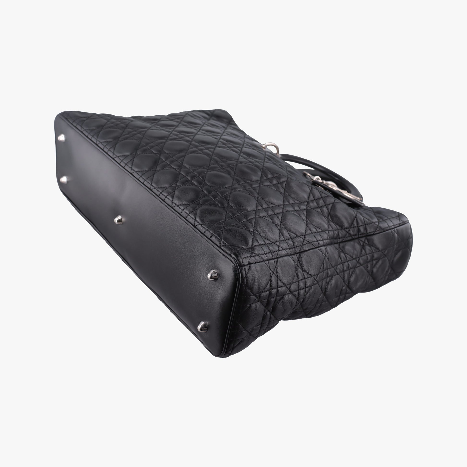 Lady Dior Black lambskin 16-MA-0120レディディオール ブラック ラムスキン 16-MA-0120