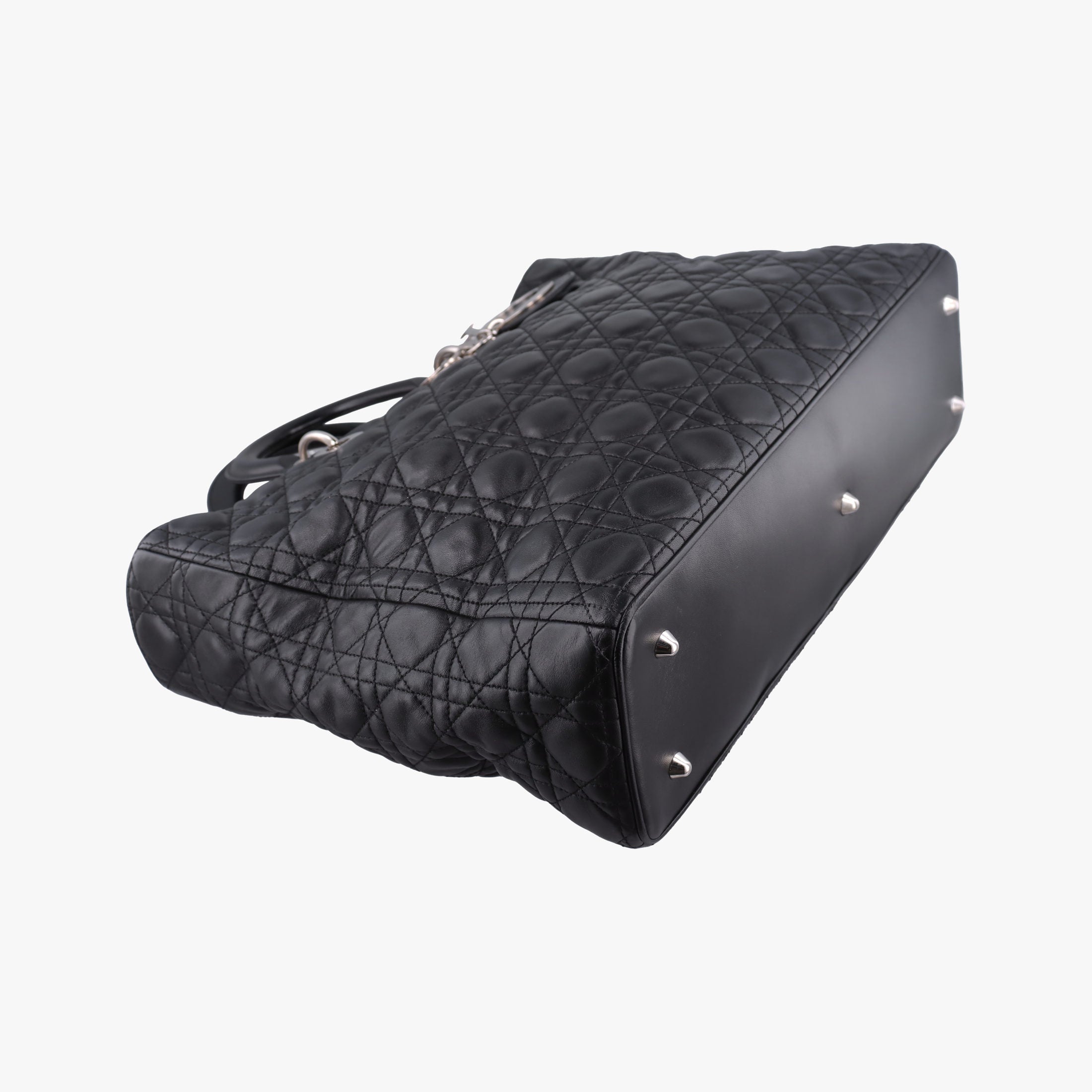 Lady Dior Black lambskin 16-MA-0120レディディオール ブラック ラムスキン 16-MA-0120