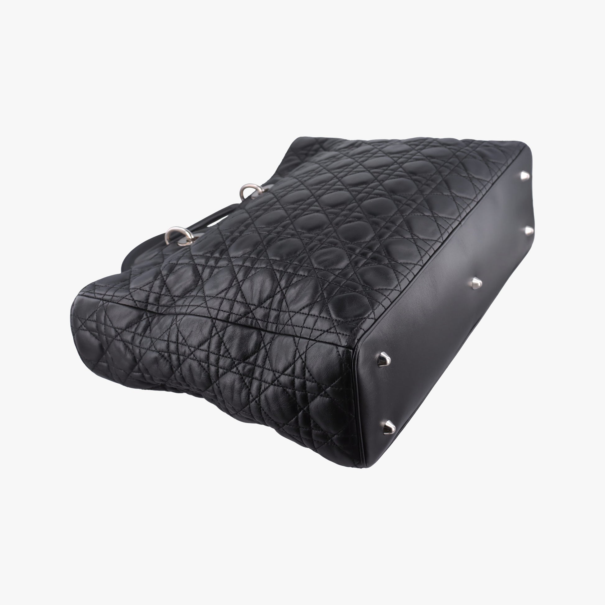 Lady Dior Black lambskin 16-MA-0120レディディオール ブラック ラムスキン 16-MA-0120