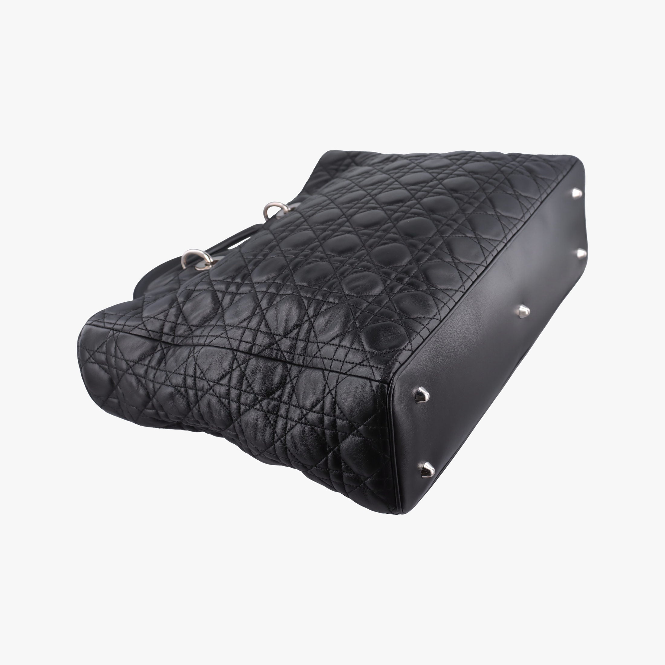 Lady Dior Black lambskin 16-MA-0120レディディオール ブラック ラムスキン 16-MA-0120