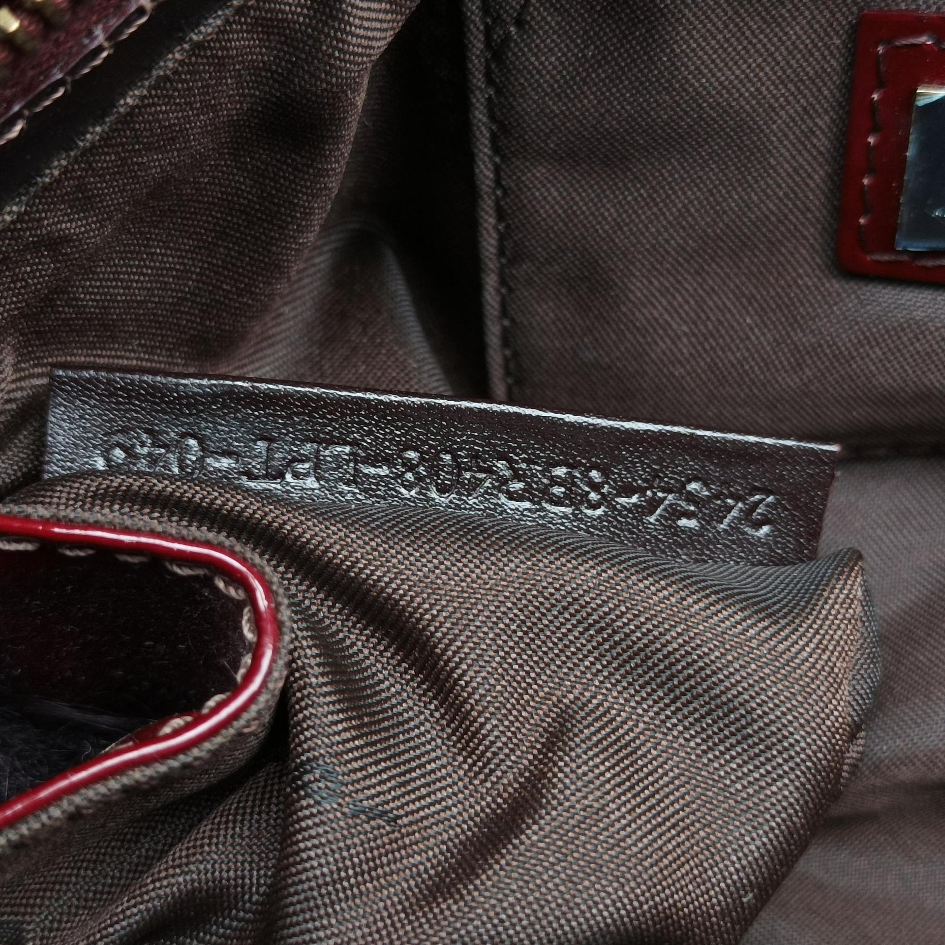 Fur bag Burgundy fur 8BR408 2454-8BR408-LPT-049ファーバッグ ワインレッド ファー 8BR408 2454-8BR408-LPT-049