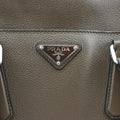Business Briefcase Green Leather 2VE368 7/Iビジネス ブリーフケース グリーン レザー 2VE368 7/I