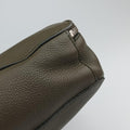 Business Briefcase Green Leather 2VE368 7/Iビジネス ブリーフケース グリーン レザー 2VE368 7/I
