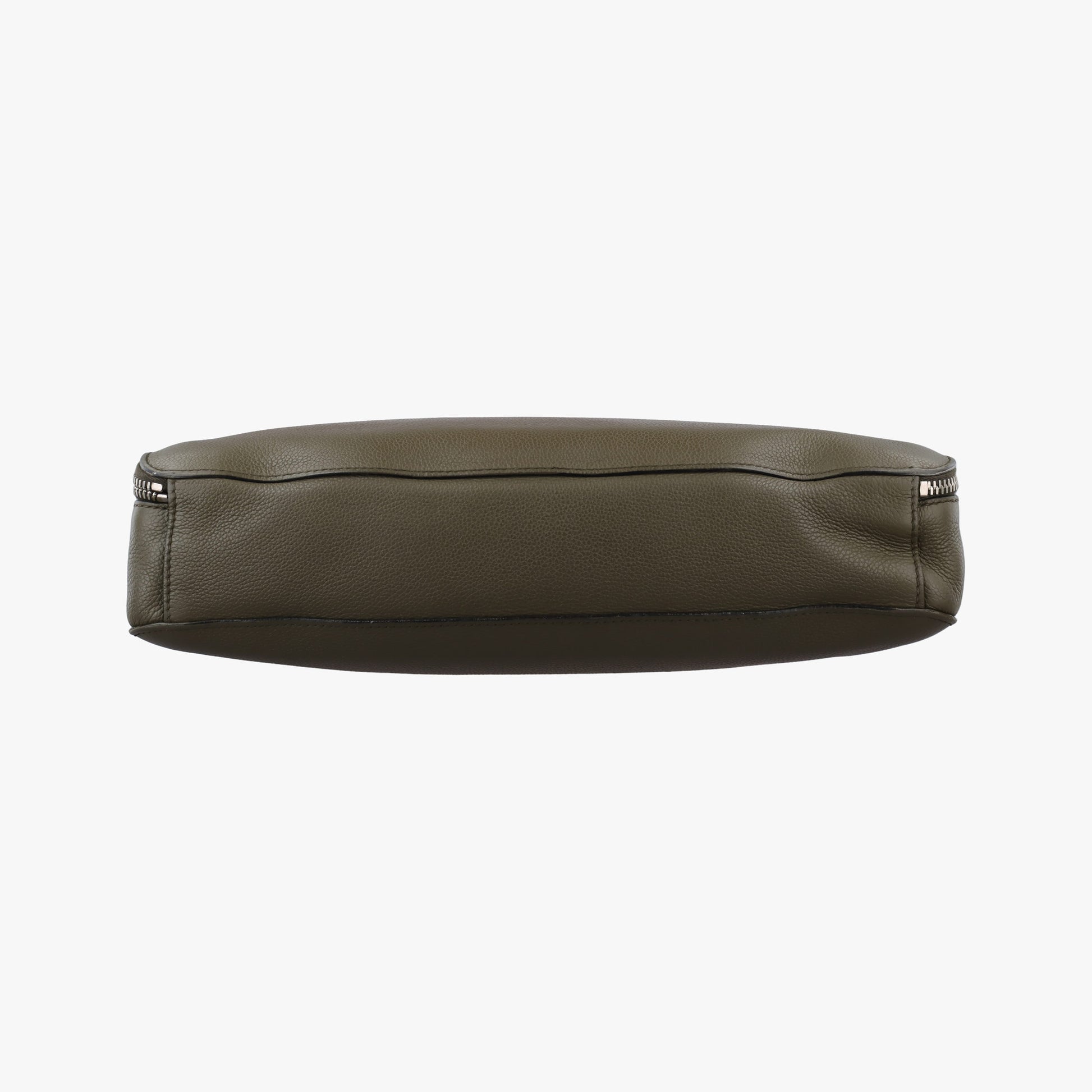 Business Briefcase Green Leather 2VE368 7/Iビジネス ブリーフケース グリーン レザー 2VE368 7/I