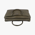 Business Briefcase Green Leather 2VE368 7/Iビジネス ブリーフケース グリーン レザー 2VE368 7/I